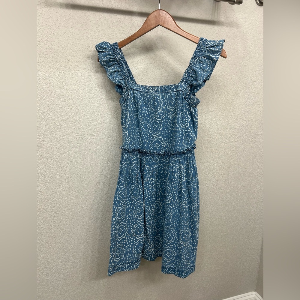 Madewell Fluttersleave Ruffle Floral Mini Dress - Picture 2 of 6